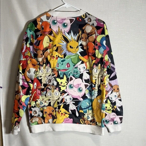 Pokémon Logo White Sweatshirt - Picture 3 of 5